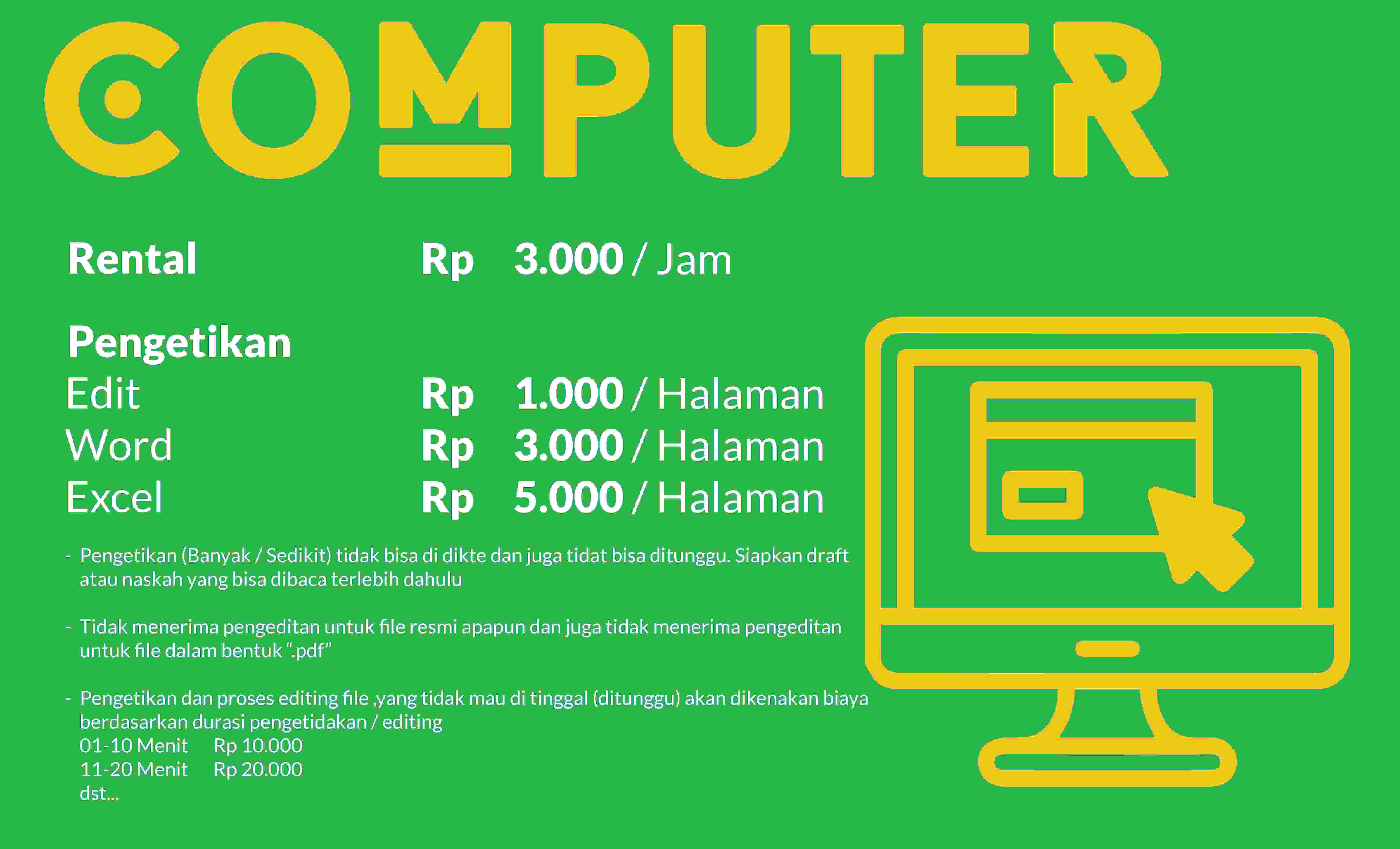 JASA PENGETIKAN COREL